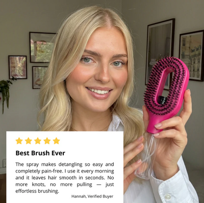 Selvaris AuraBrush™ - easiest way to get sleek hair