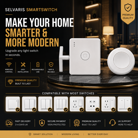 Selvares SmartSwitch™ Make Your Home Smarter & More Modern
