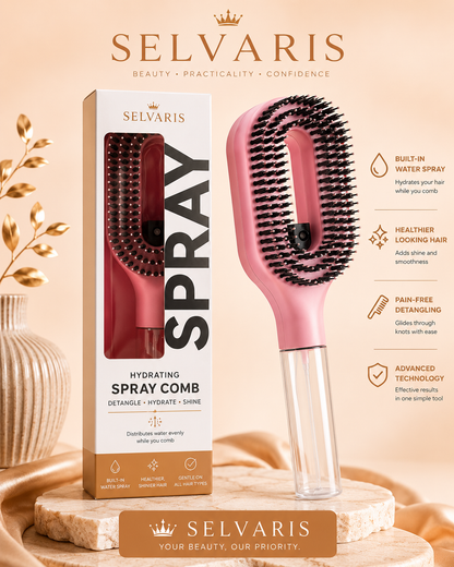 Selvaris AuraBrush™ - easiest way to get sleek hair