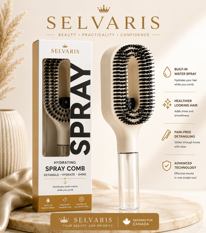 Selvaris AuraBrush™ - easiest way to get sleek hair