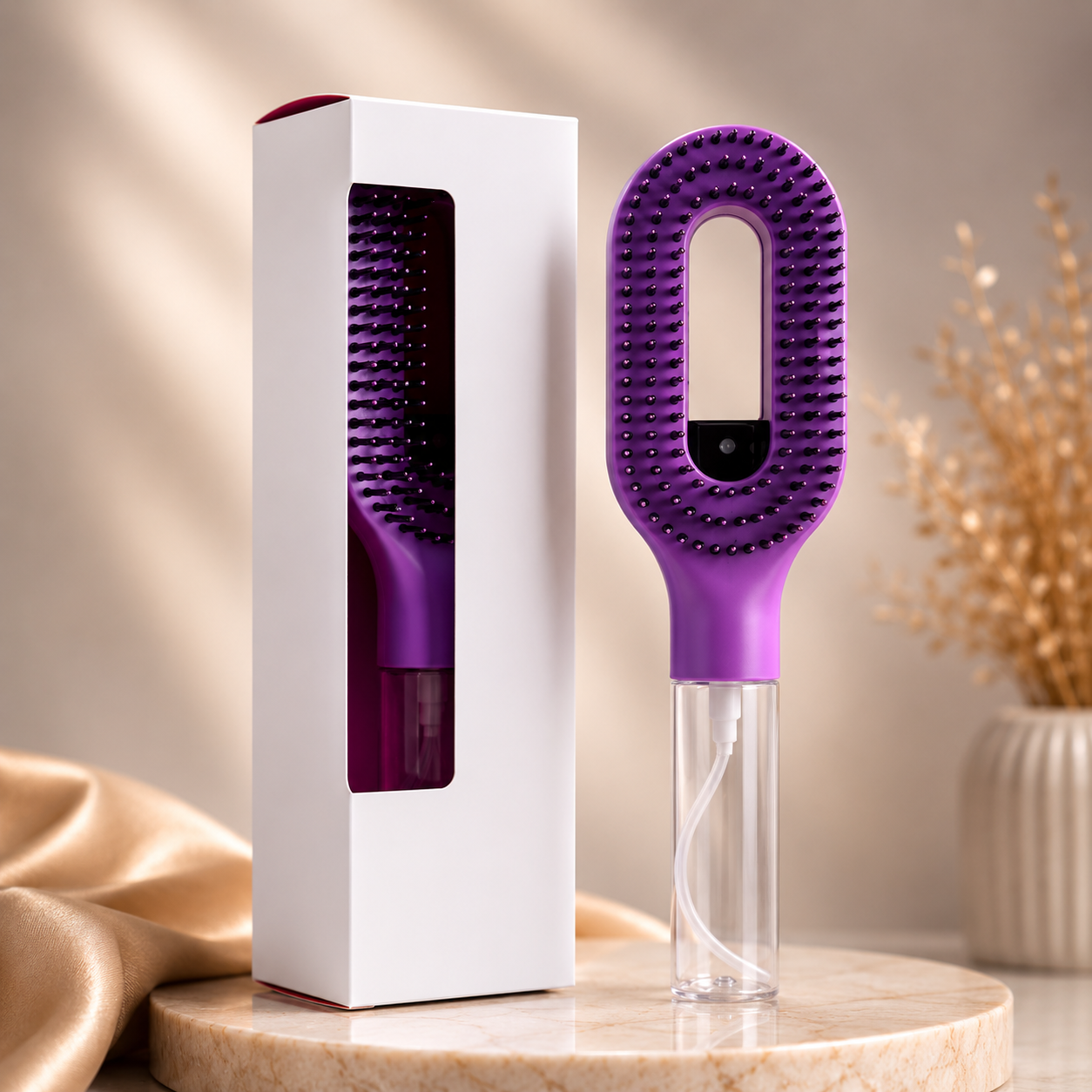 Selvaris AuraBrush™ - easiest way to get sleek hair